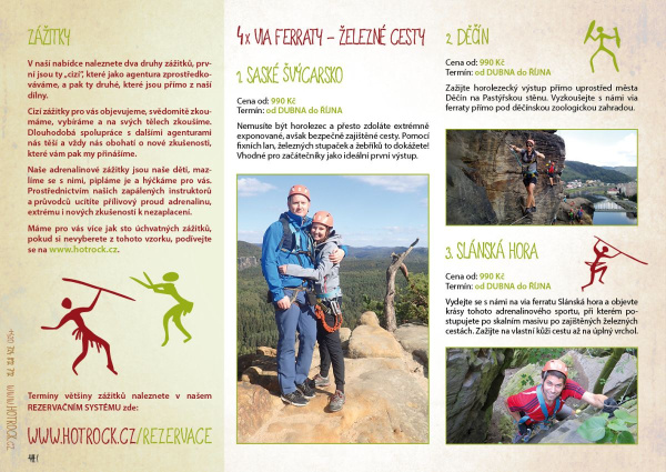 Katalog HOTROCK 2019 strana 6 - zážitky a kurzy