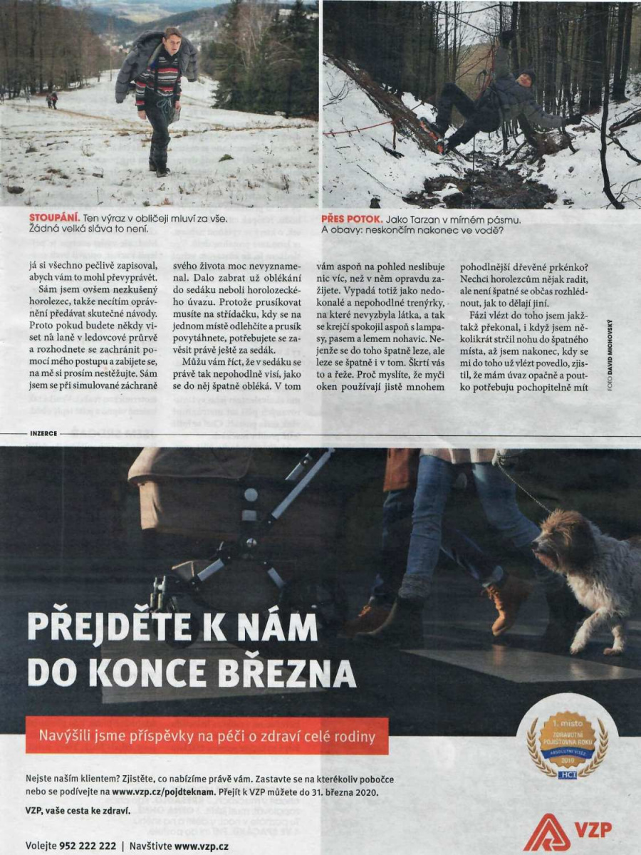 Bacha na ledovcové trhliny