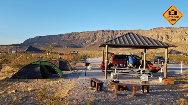 Jsme ubytovaní v Red Rock Canyon Campground. Foto: HOTROCK.cz