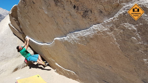 Iron man, zdejší nejpopulárnější boulder. Foto: HOTROCK.cz