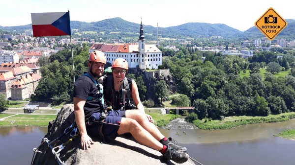 Via ferrata Pastýřská stěna v Děčíně