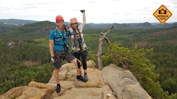 Via ferrata v Sasku