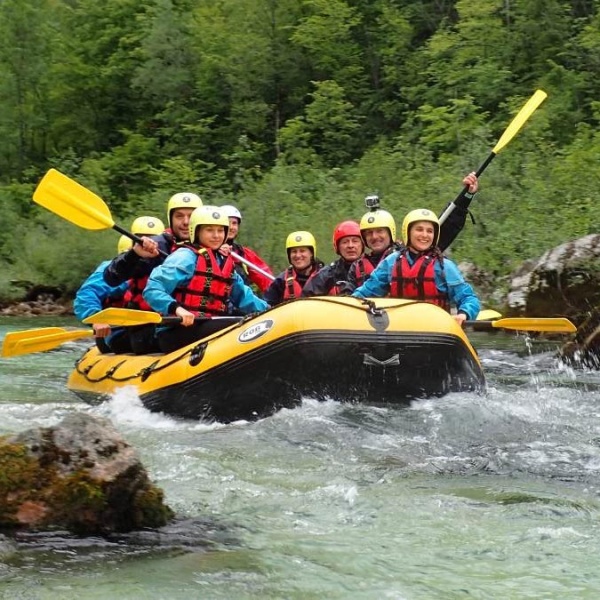 Rafting ve Slovinsku